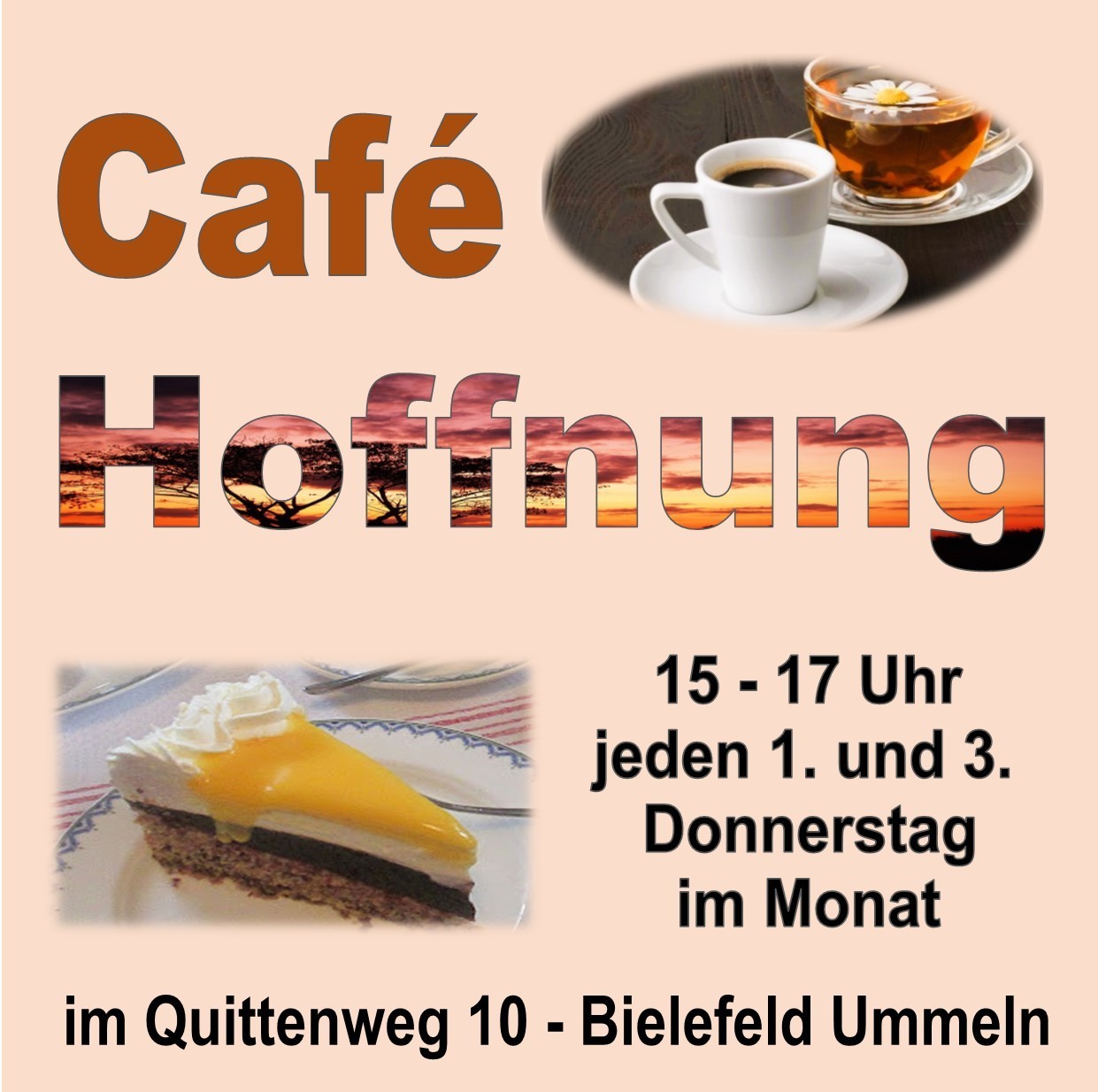 Cafe Hoffnung Flyer